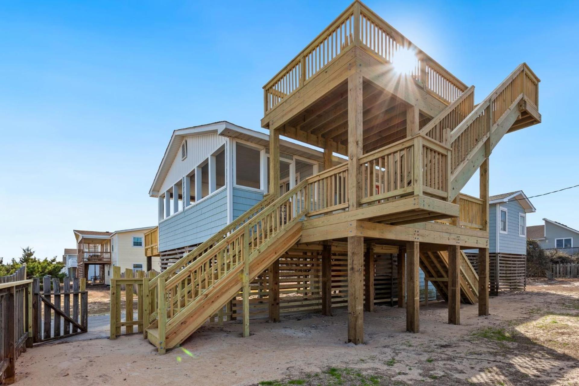 4011 The Dogs House 2 Min Walk To Beach Kitty Hawk Luaran gambar